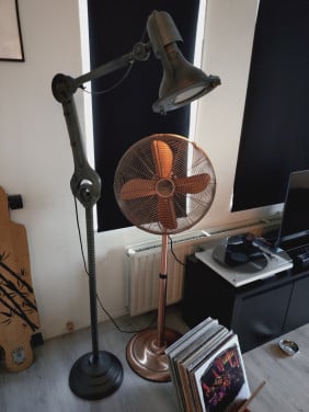 Bijzondere industriële staande lamp Youniq