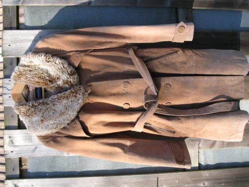 Suede Jas mt.42