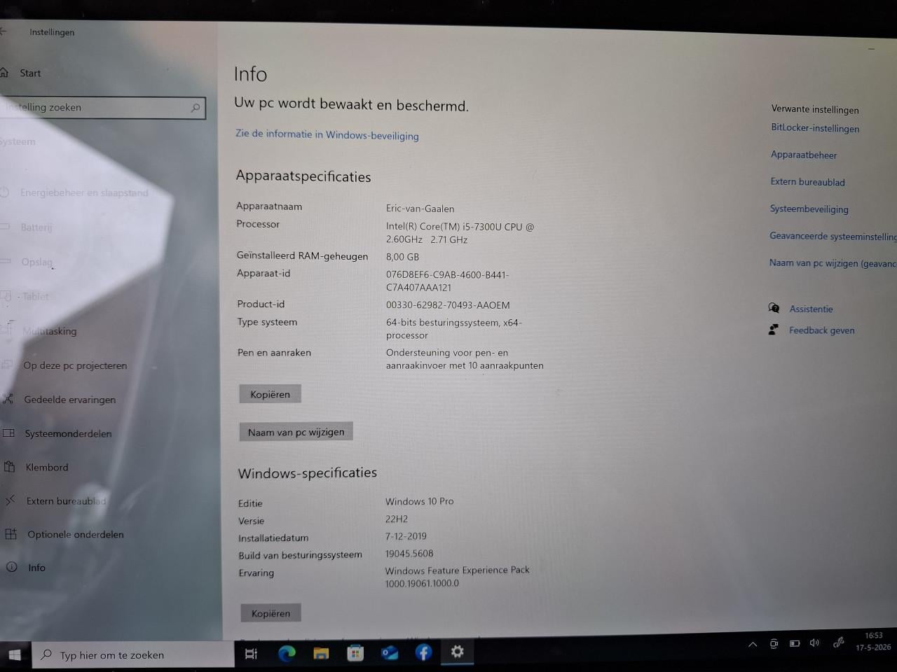 Microsoft surface pro 5 i5
