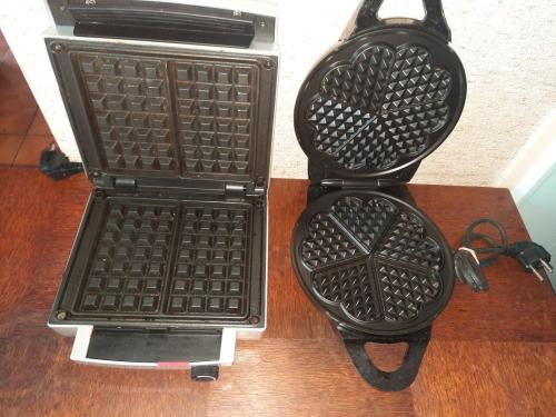 Diverse wafel en tosti ijzers
