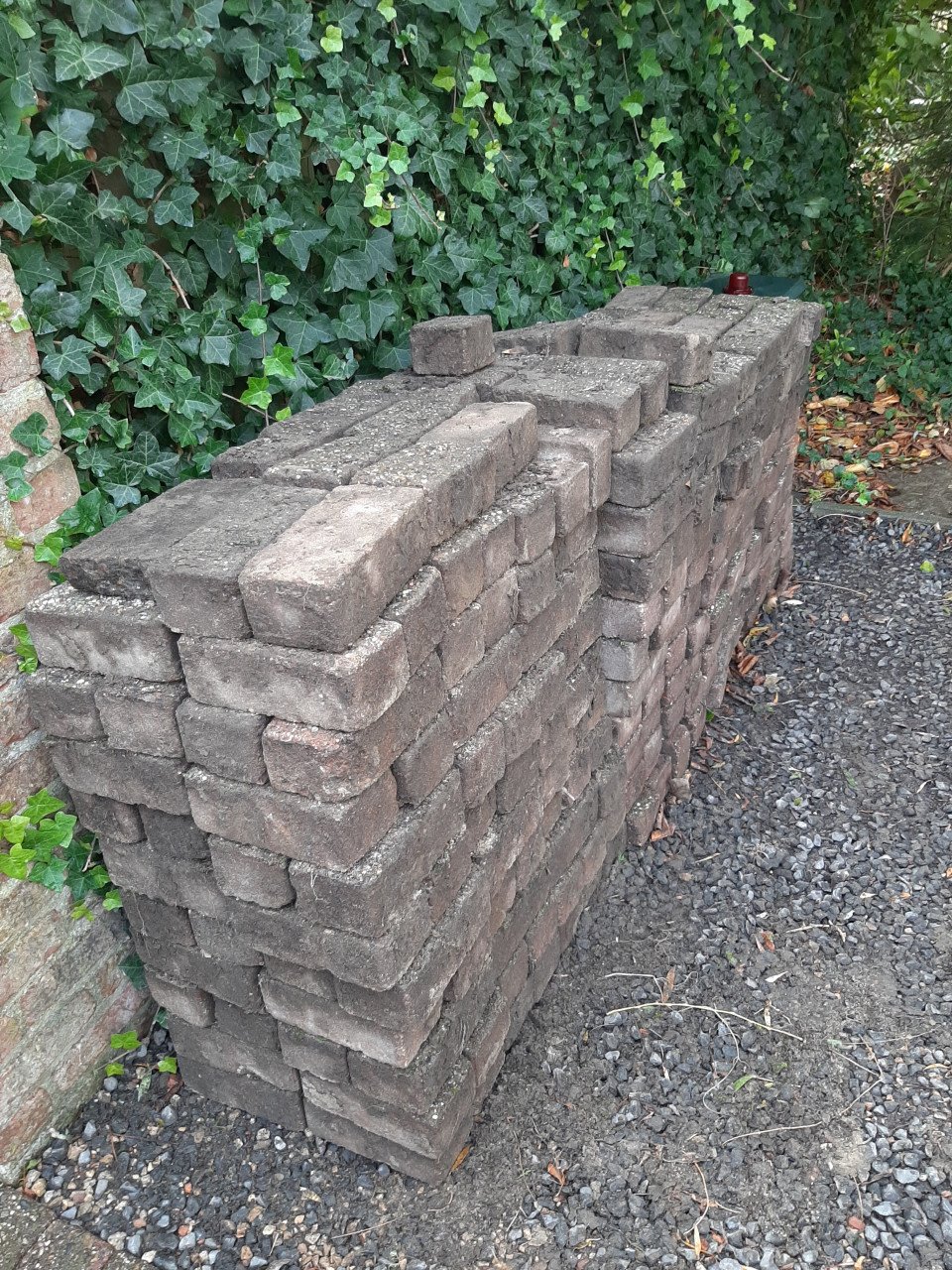 Gratis klinkers +/- 10 m2