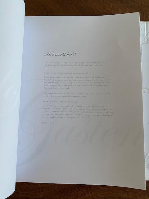 Vertel ‘s Vertel eens | Over het bruidspaar | Elma van Vliet