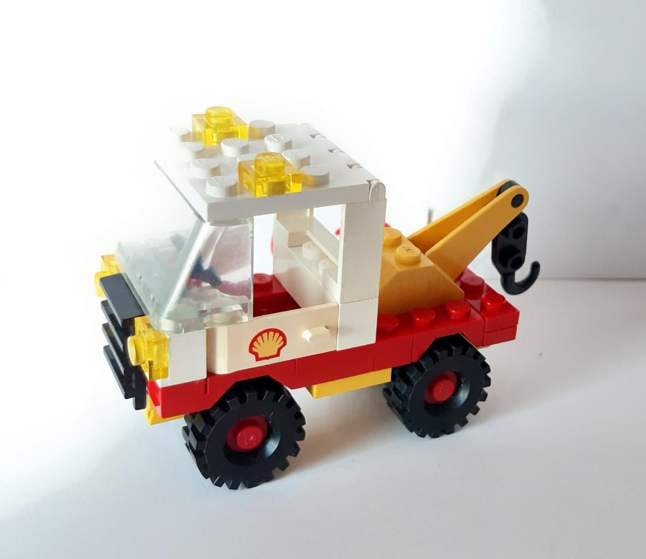 Lego 6628 sleepwagen Shell met minifiguur Shell: vintage
