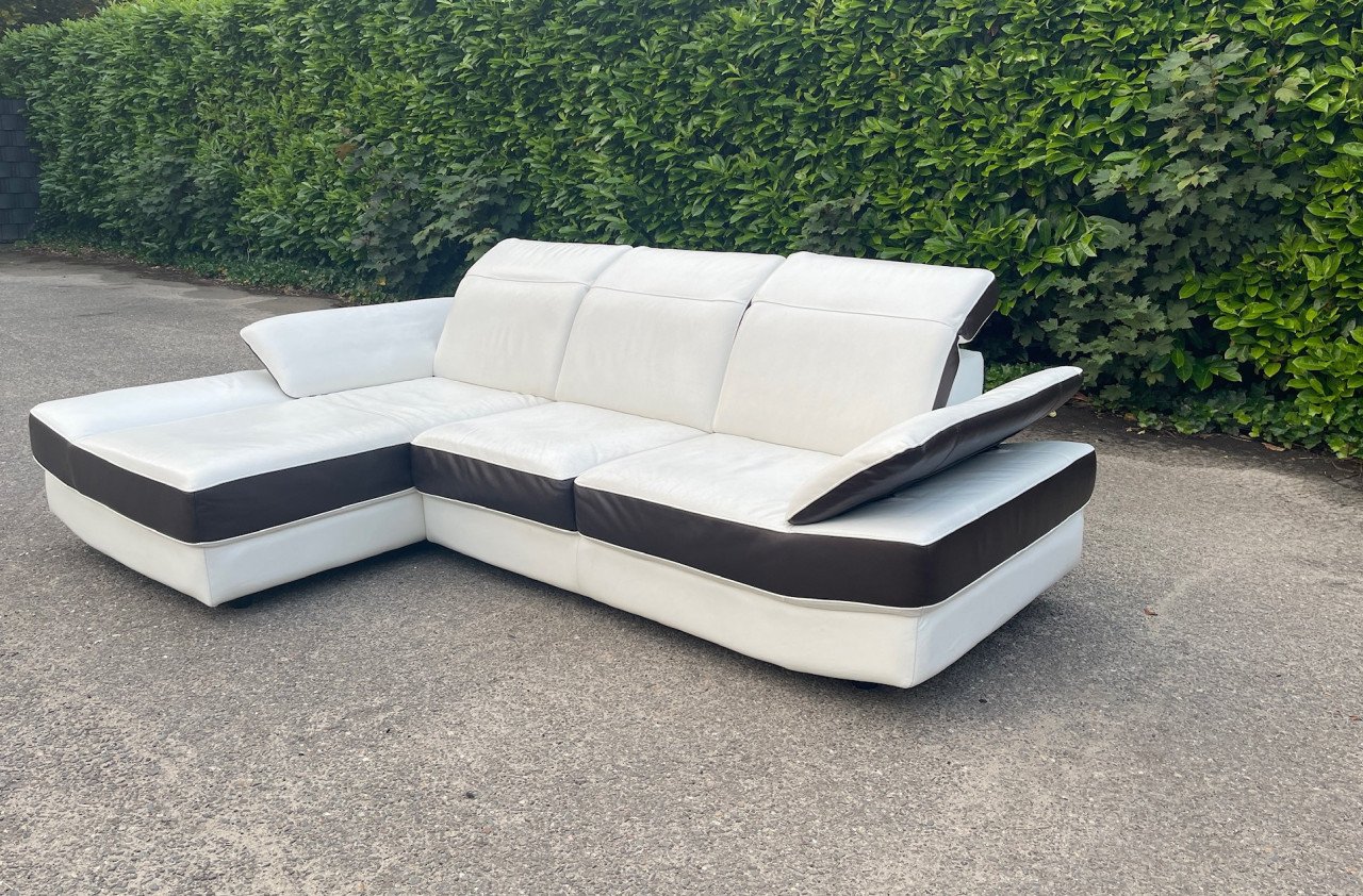 GRATIS LEVERING HEEL NL Chateau d'Ax Echt Leer Hoekbank