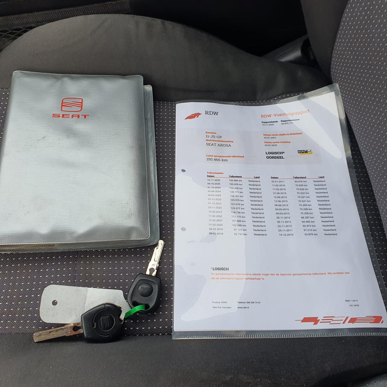 Seat Arosa 1.4i Signo Automaat Verkocht