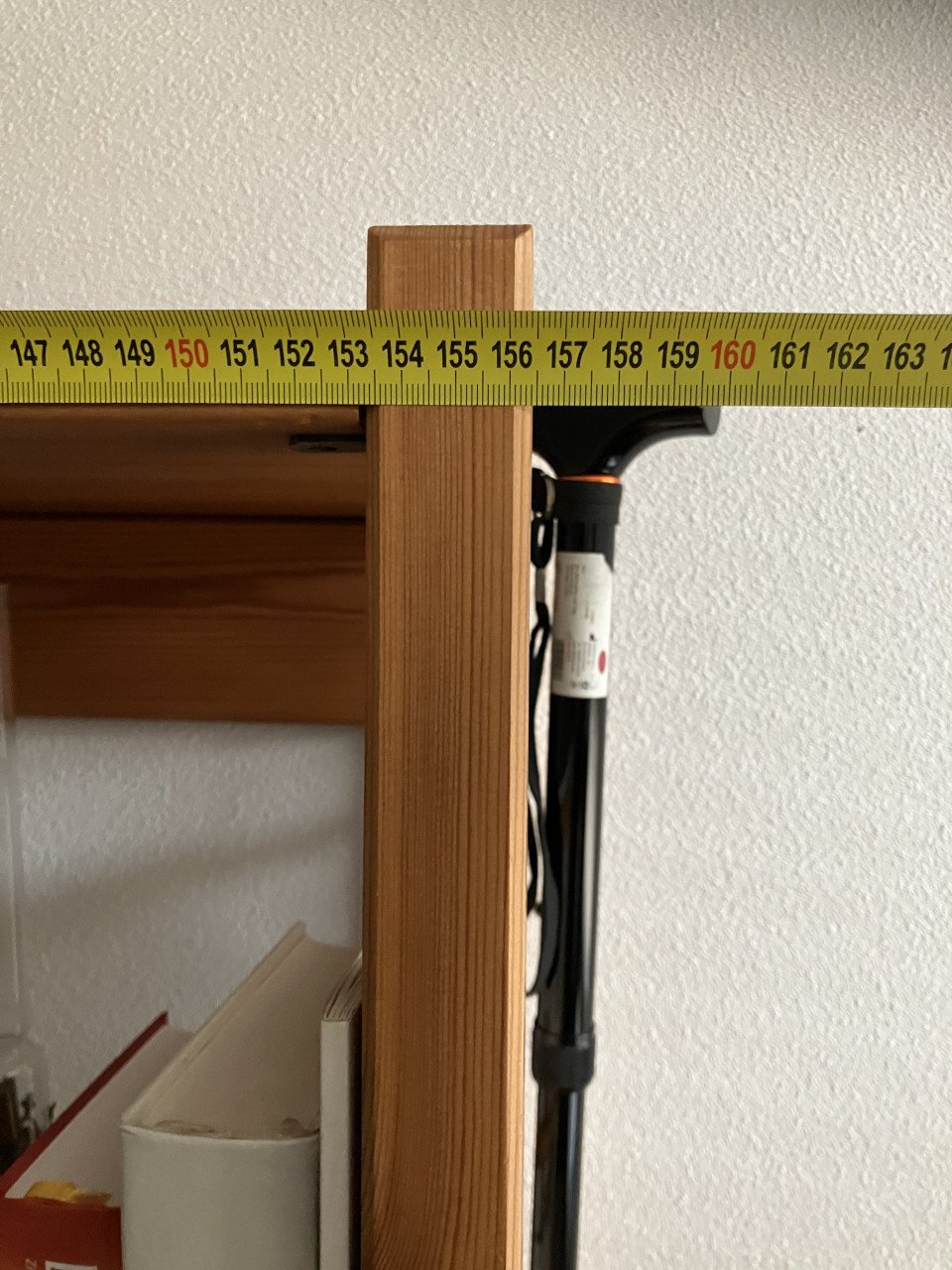 Houten opbergrek