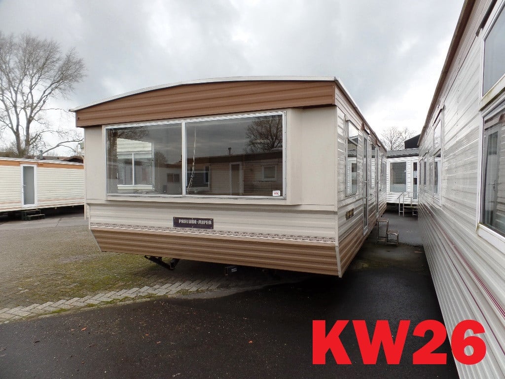 Diverse modellen ATLAS stacaravans met 2 of 3 slaapkamers tot 8 personen
