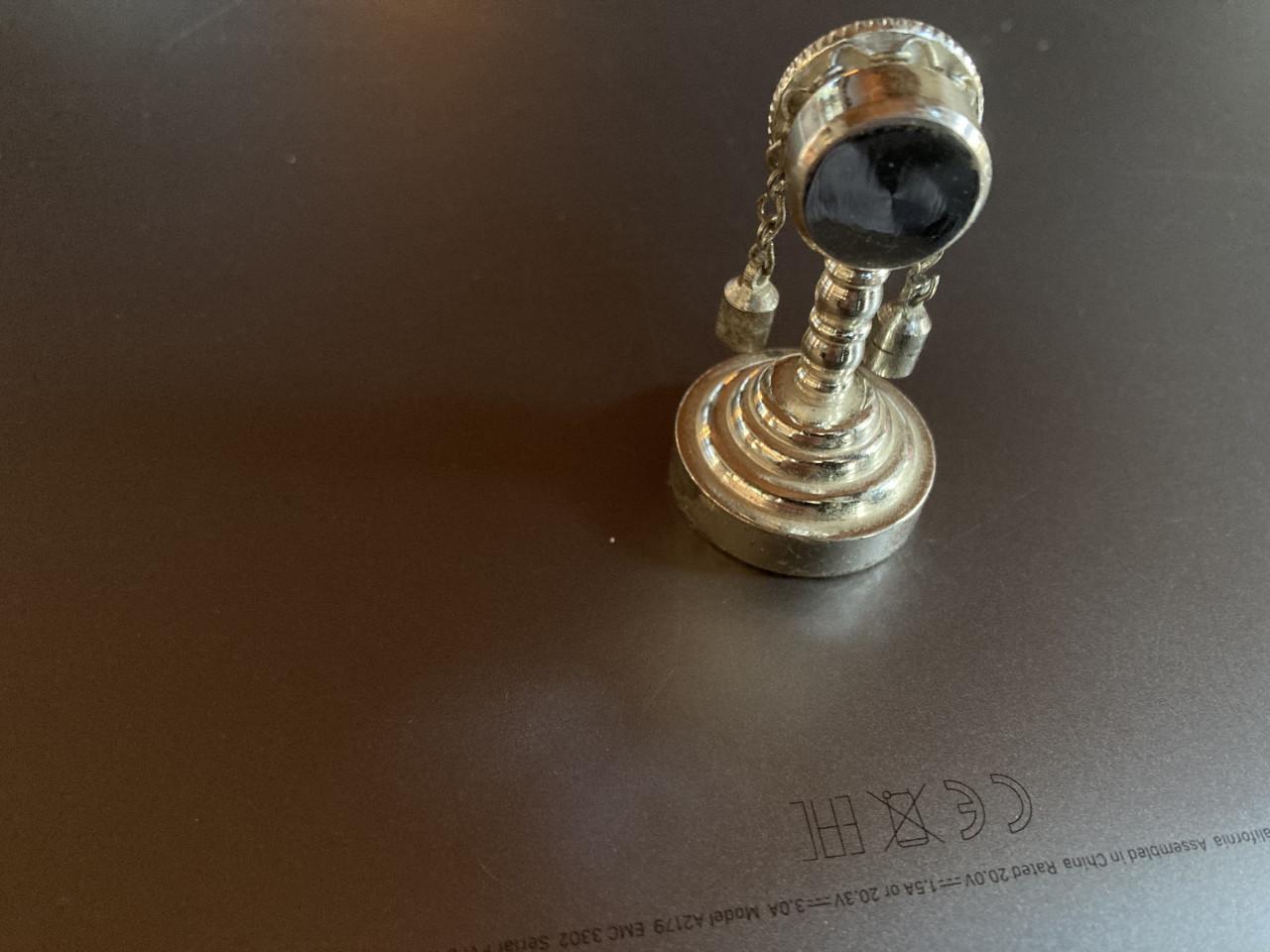 Vintage Miniatuur staande klok poppenhuis