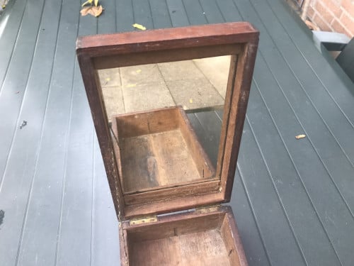 Scheer koffertje,brocante