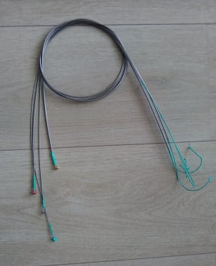 Fender 7250M flatwound basgitaar snarenset z.g.a.n.