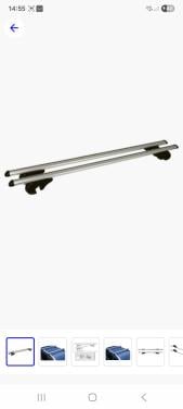 Nieuwe dakdragers Fischer voor auto met dakrails