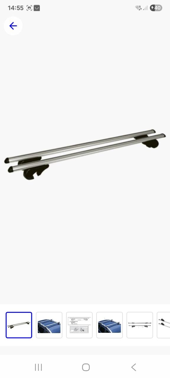 Nieuwe dakdragers Fischer voor auto met dakrails