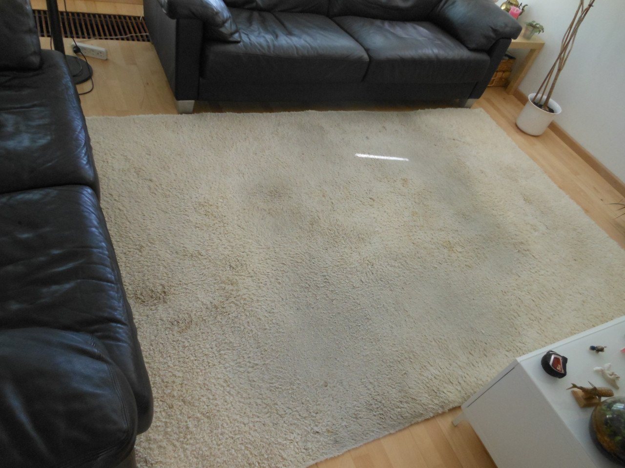 100% Wollen hoogpolig Handgeknoopt BERBER tapijt