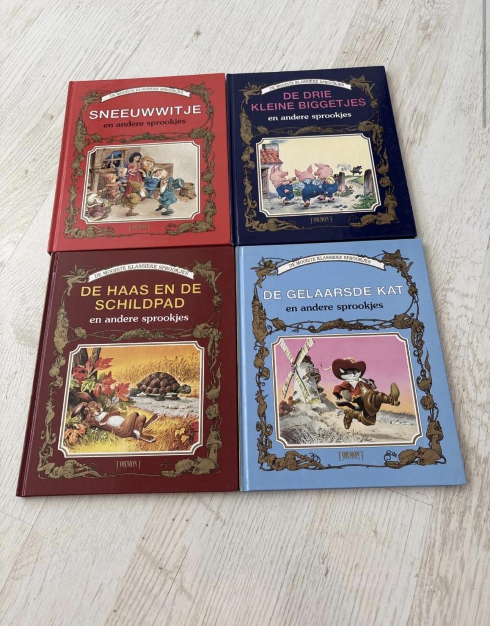 4x klassieke sprookjesboeken