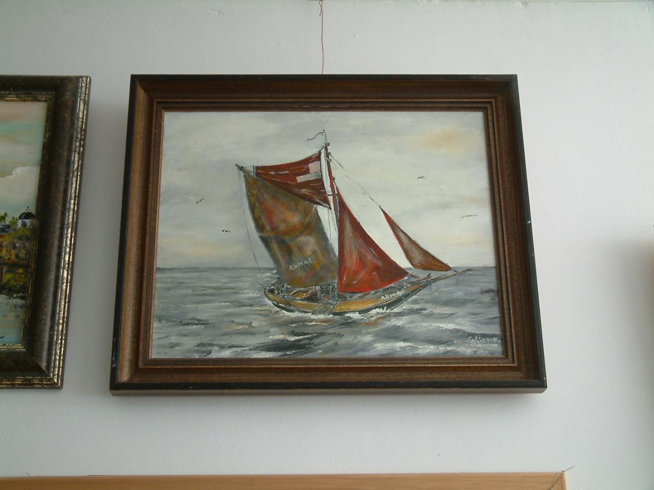 Haven -en oudere zeilers Visserij