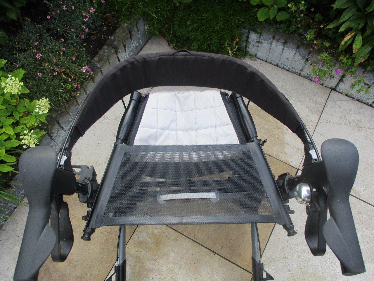 Zgan Topro Troja 2G  rollator met zitje grote tas rugsteun en stokhouder