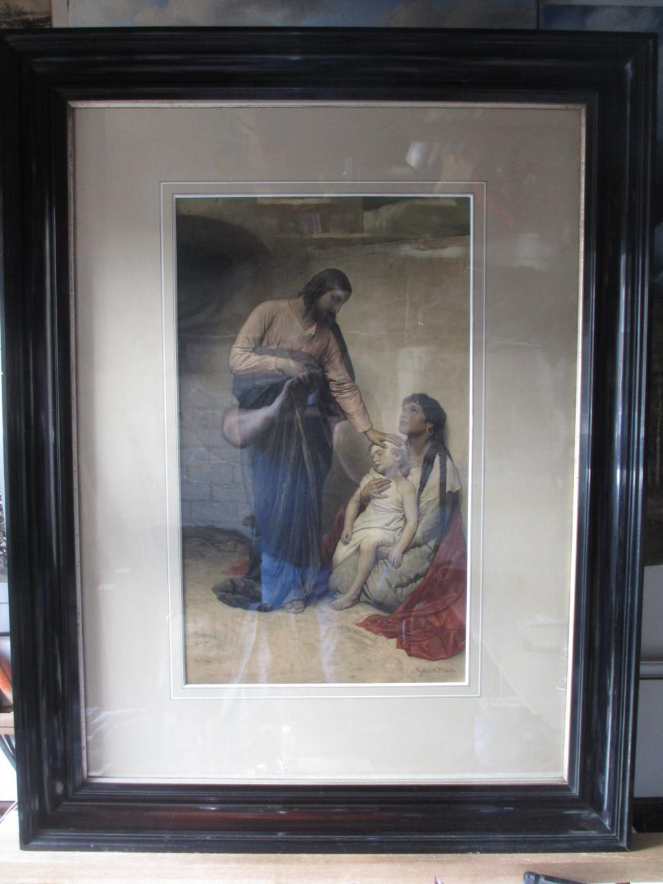 Jesus heilt ein krankes Kind, Gabriel Max