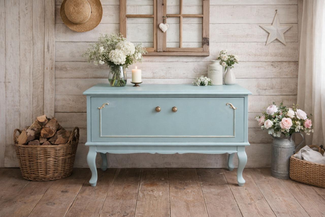 Landelijk brocante kastje