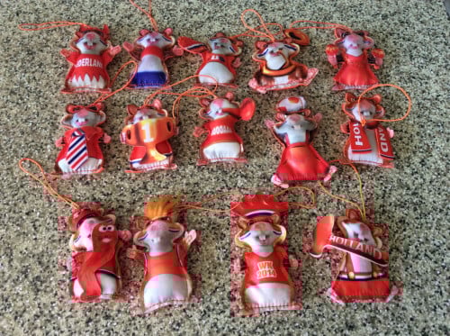 WK hamsters klein 2014.       14 stuks.