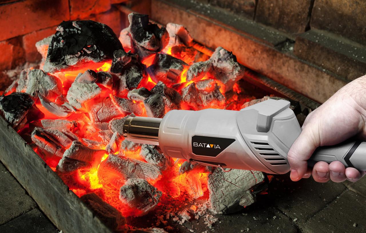 Multifunctioneel: onkruidverdelger heteluchtpistool en BBQ-aansteker in één