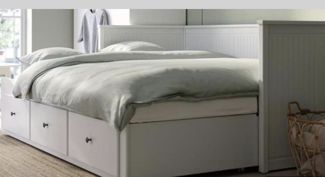 Wit 2 persoonsbed Hemnes