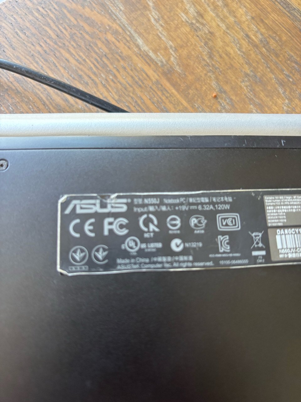 Asus Laptop N550JV