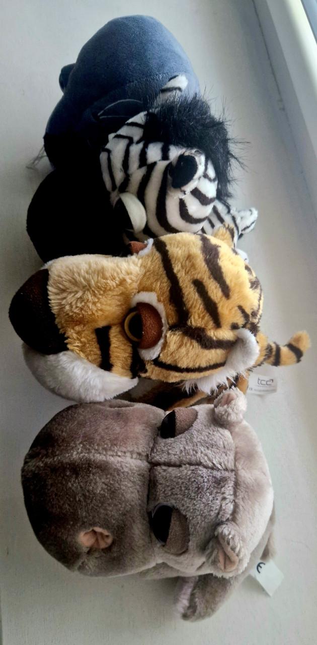 4 knuffeldieren Big Headz