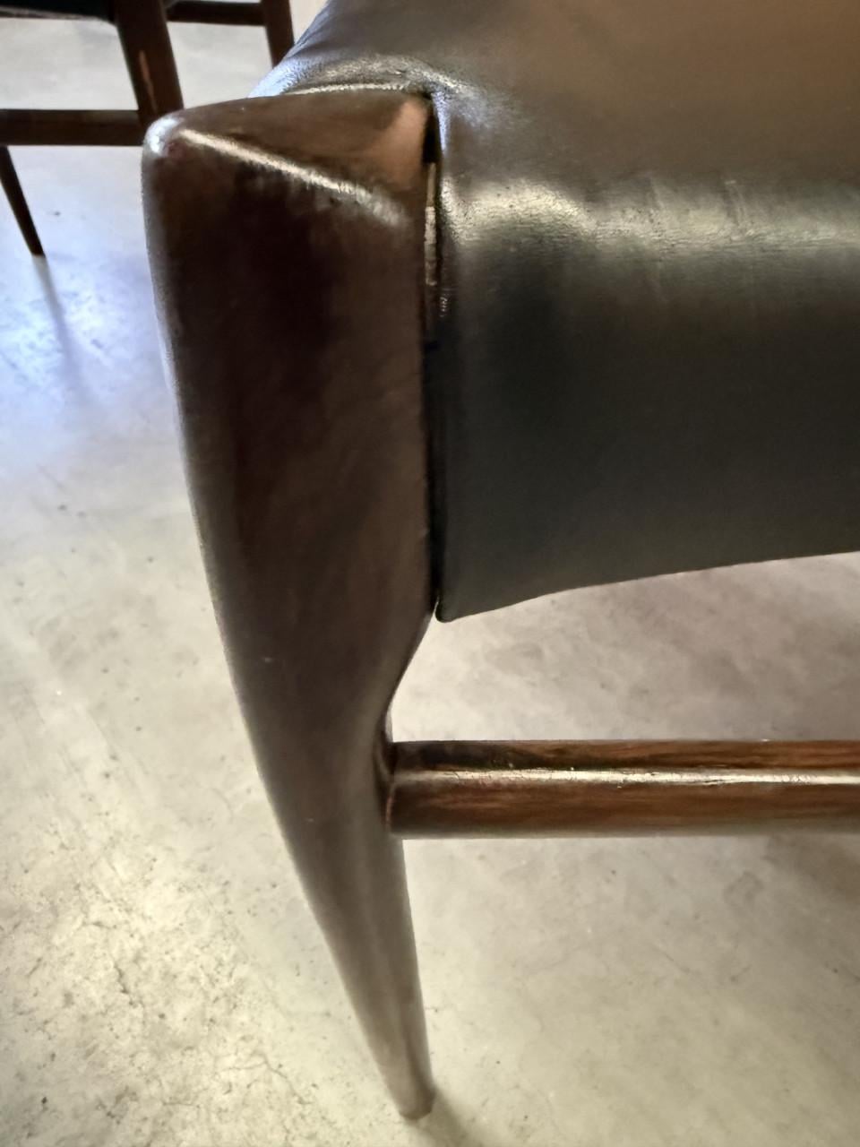 6 vintage Scandinavische eetkamerstoelen