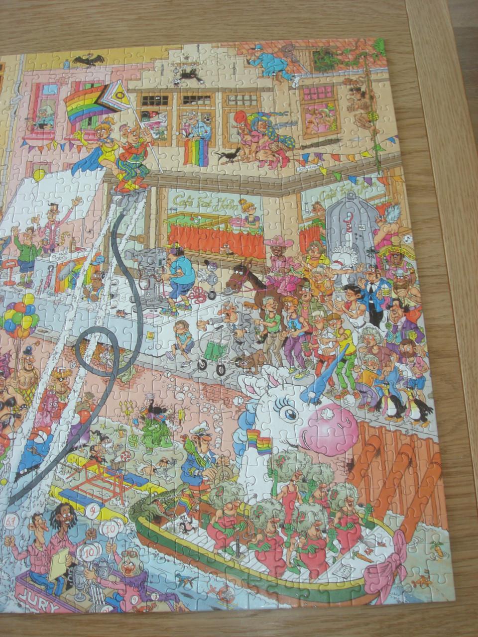 Te koop Complete Jan van Haasteren puzzel Celebrate pride 1000 stukjes