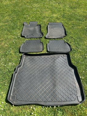 Rubberen automattenset Mercedes C