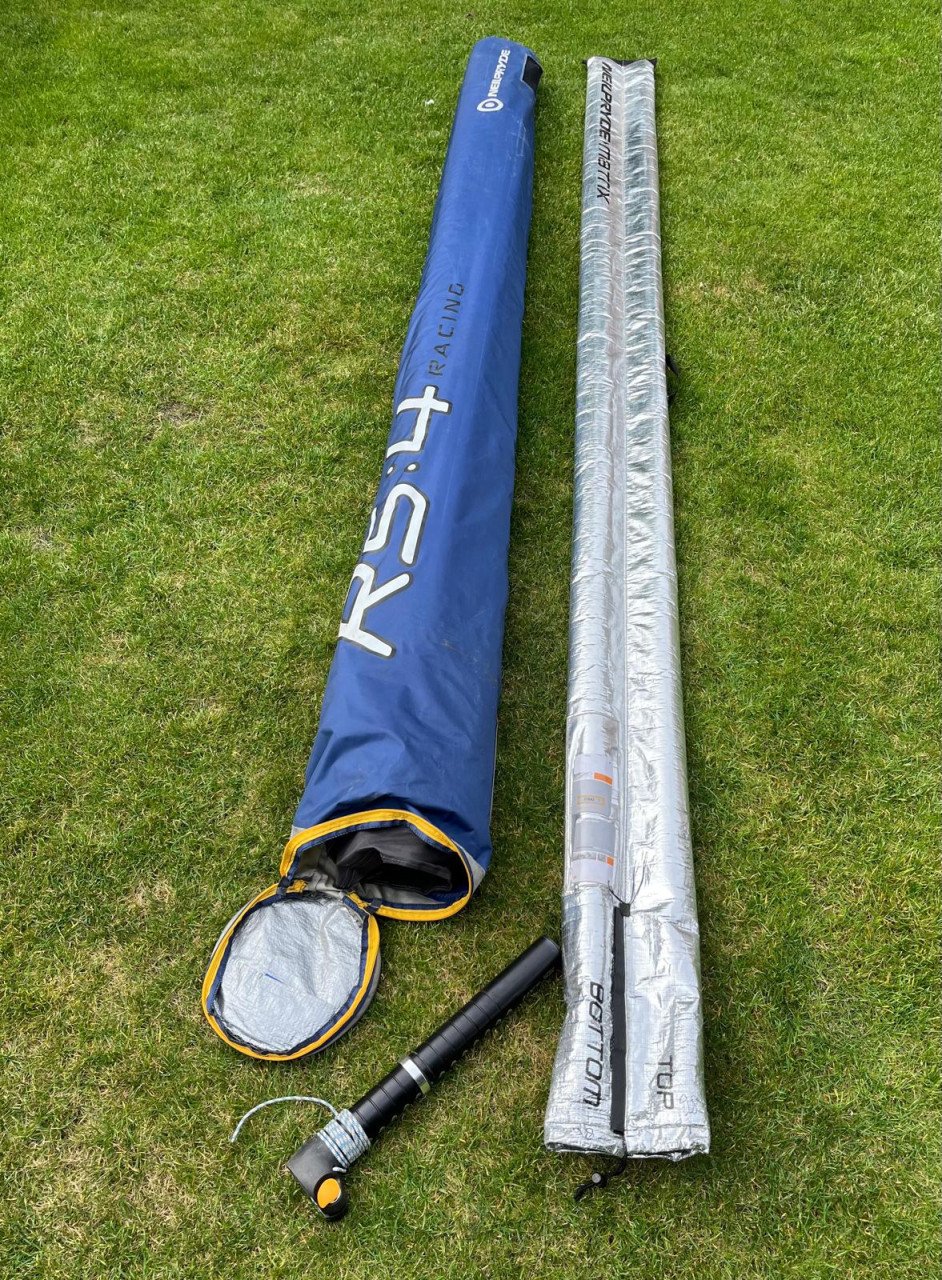 11,6m2 Neilpryde RS4 + 580 carbon mast + 28 mastverlenger