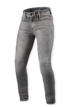 REV'IT! Piston 3 SK Grijs. Revit Skinny MotorJeans