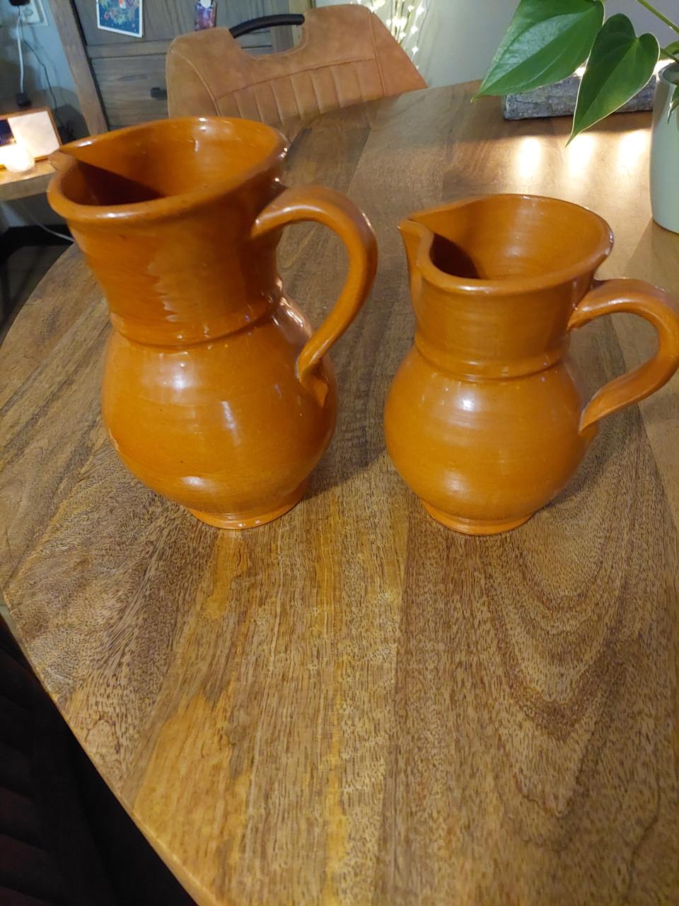 Te koop diverse glazen potjes met deksel