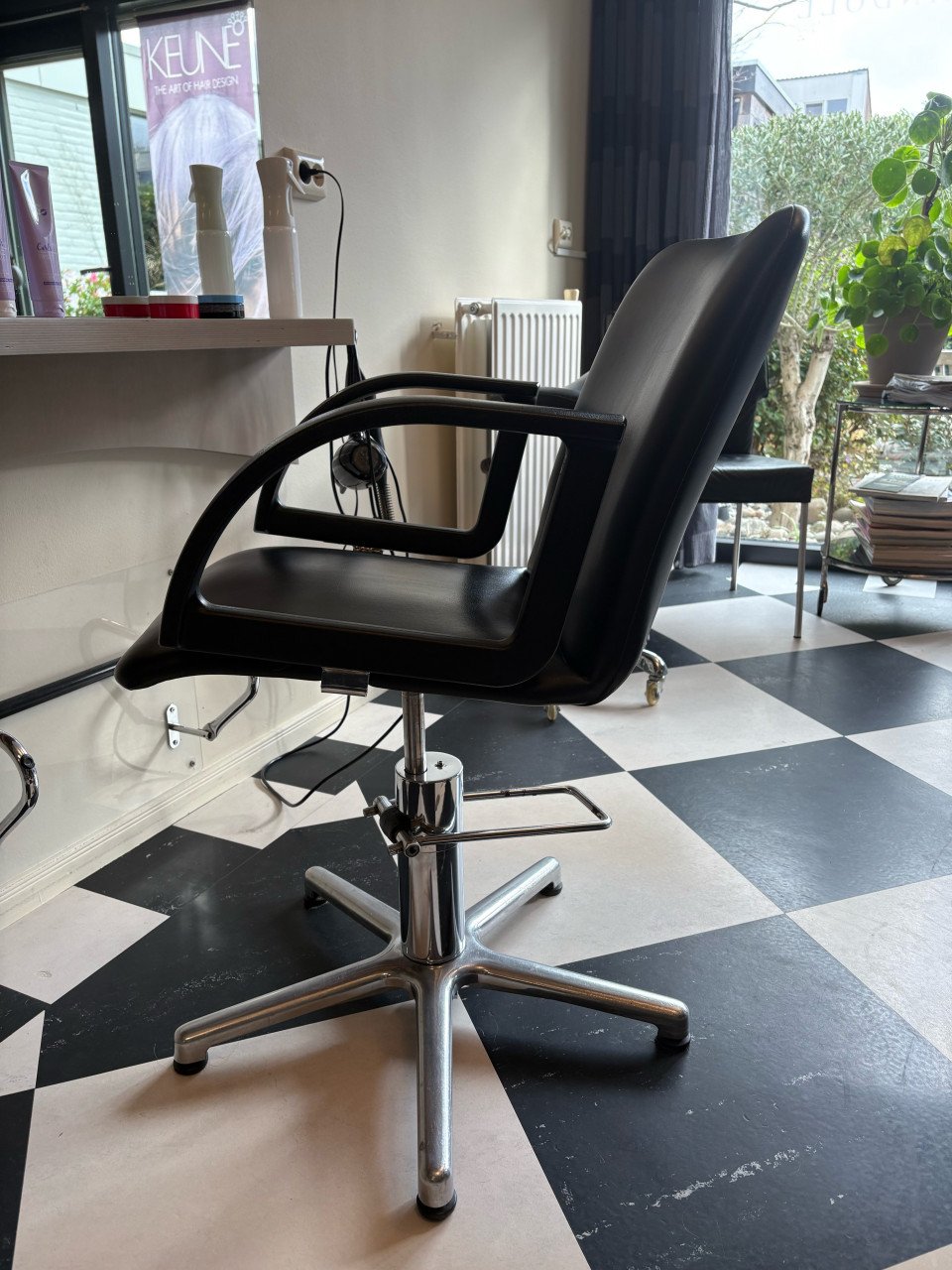 Kappersstoelen met pomp