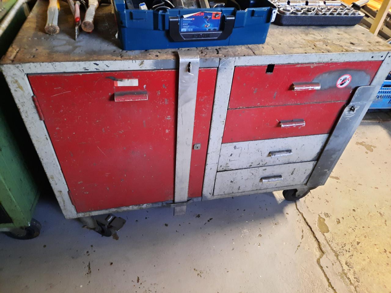 Gereedschapwagen mobiele werkbank Overtoom per stuk of partij