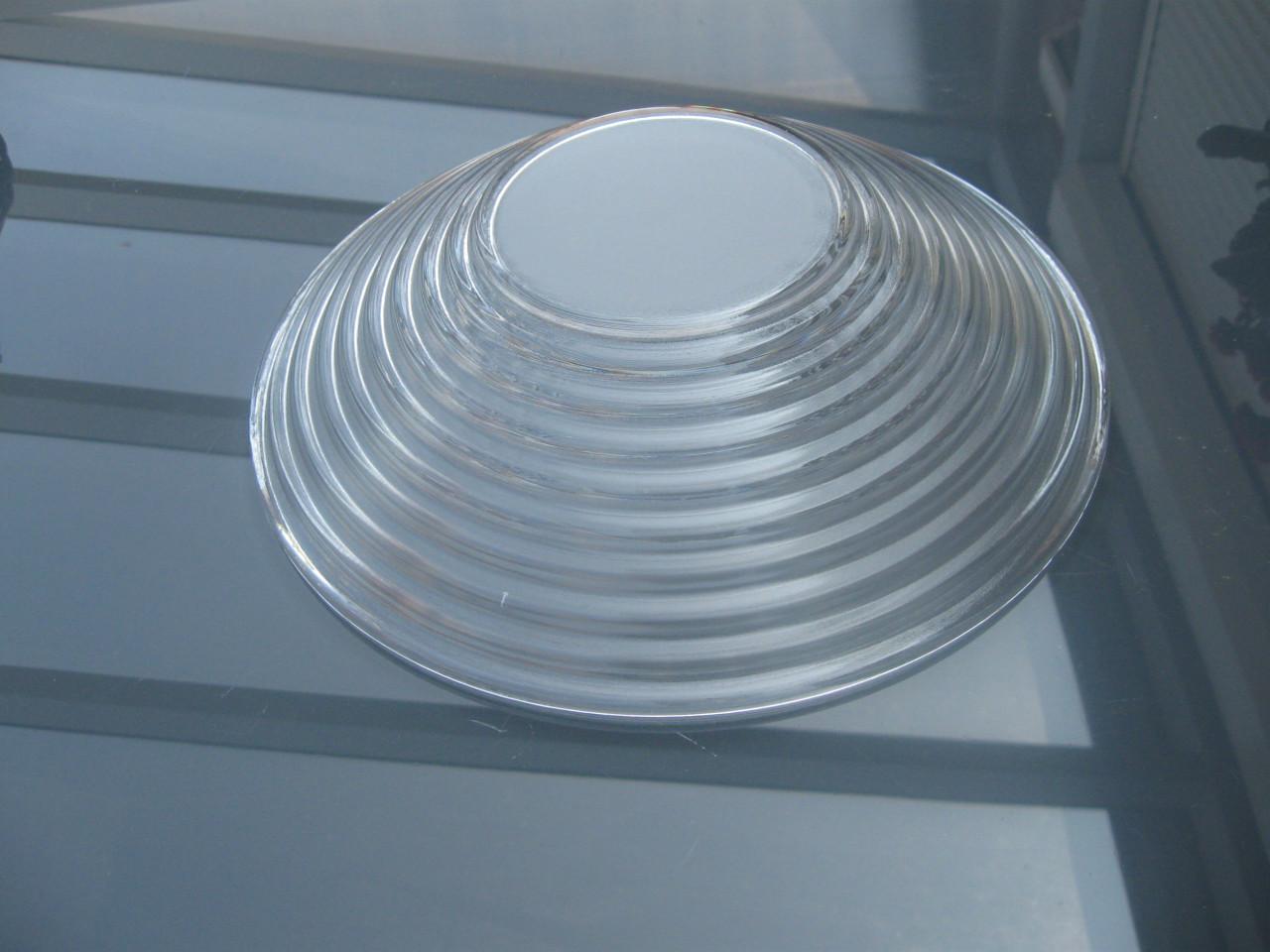 Glazen bloemenschaal