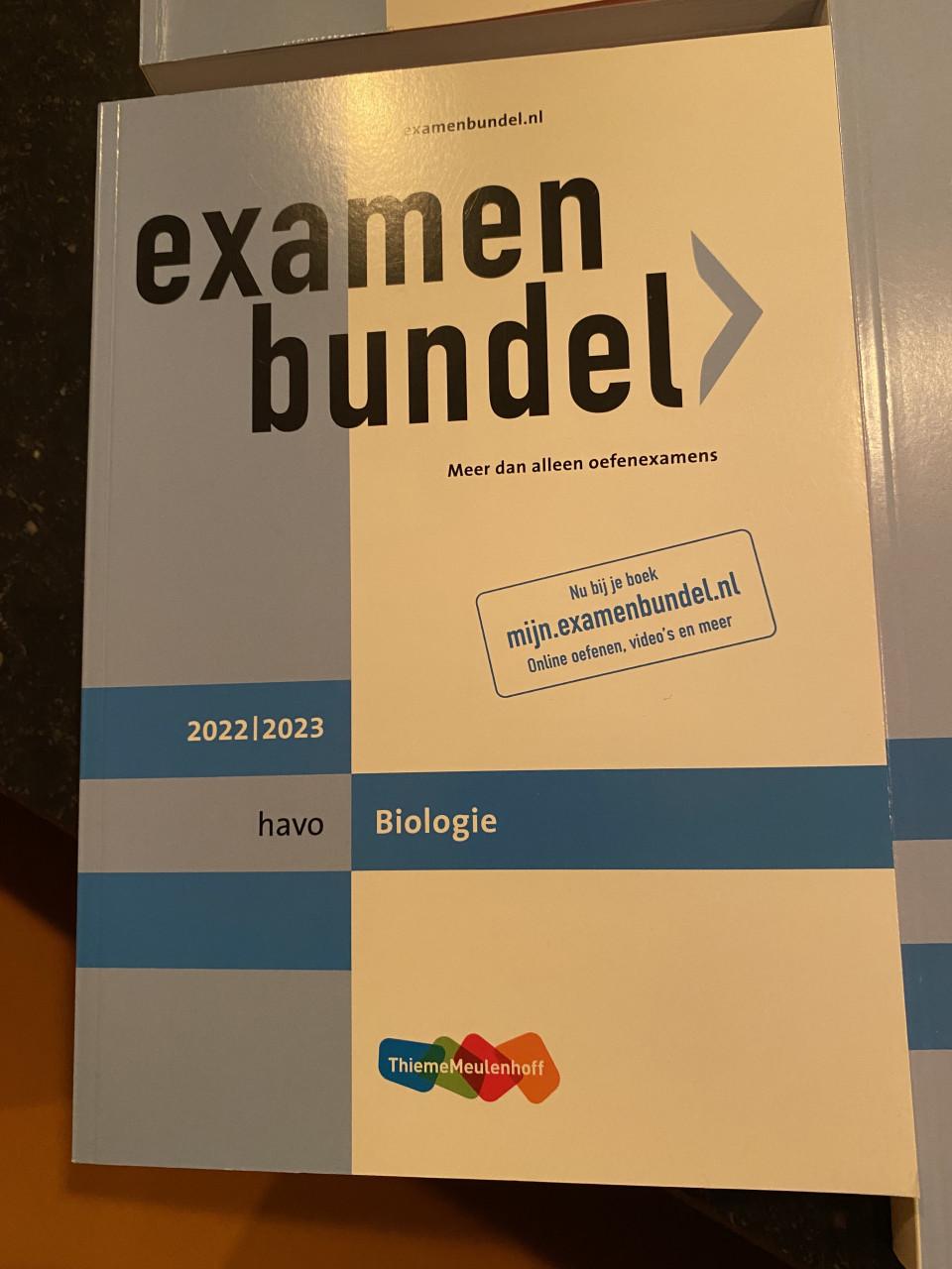 Examenbundel Havo Biologie