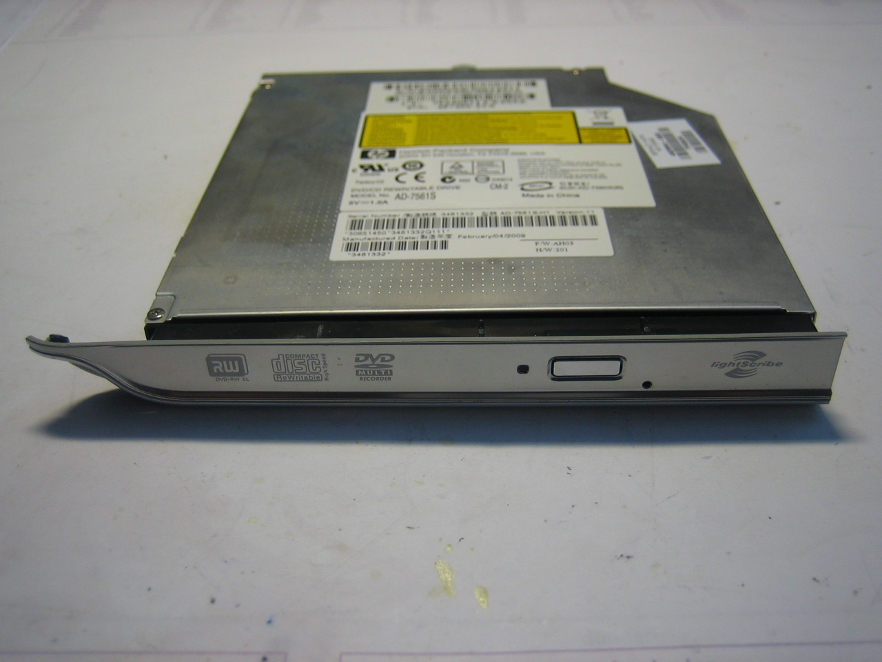 HP Pavilion DVD/CD rewritable drive