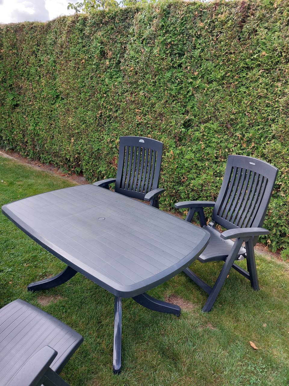 Tuinset 4 stoelen met tafel