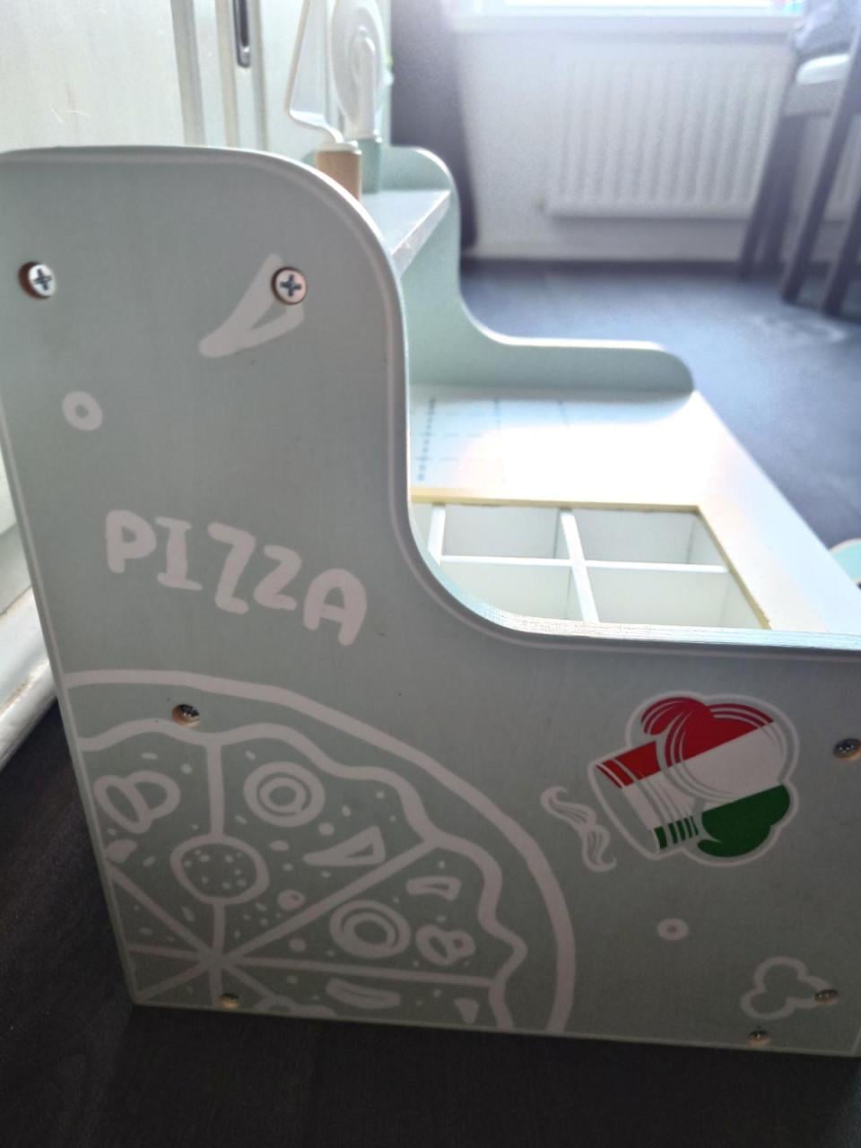 Houten pizza oven /keuken met accesoires