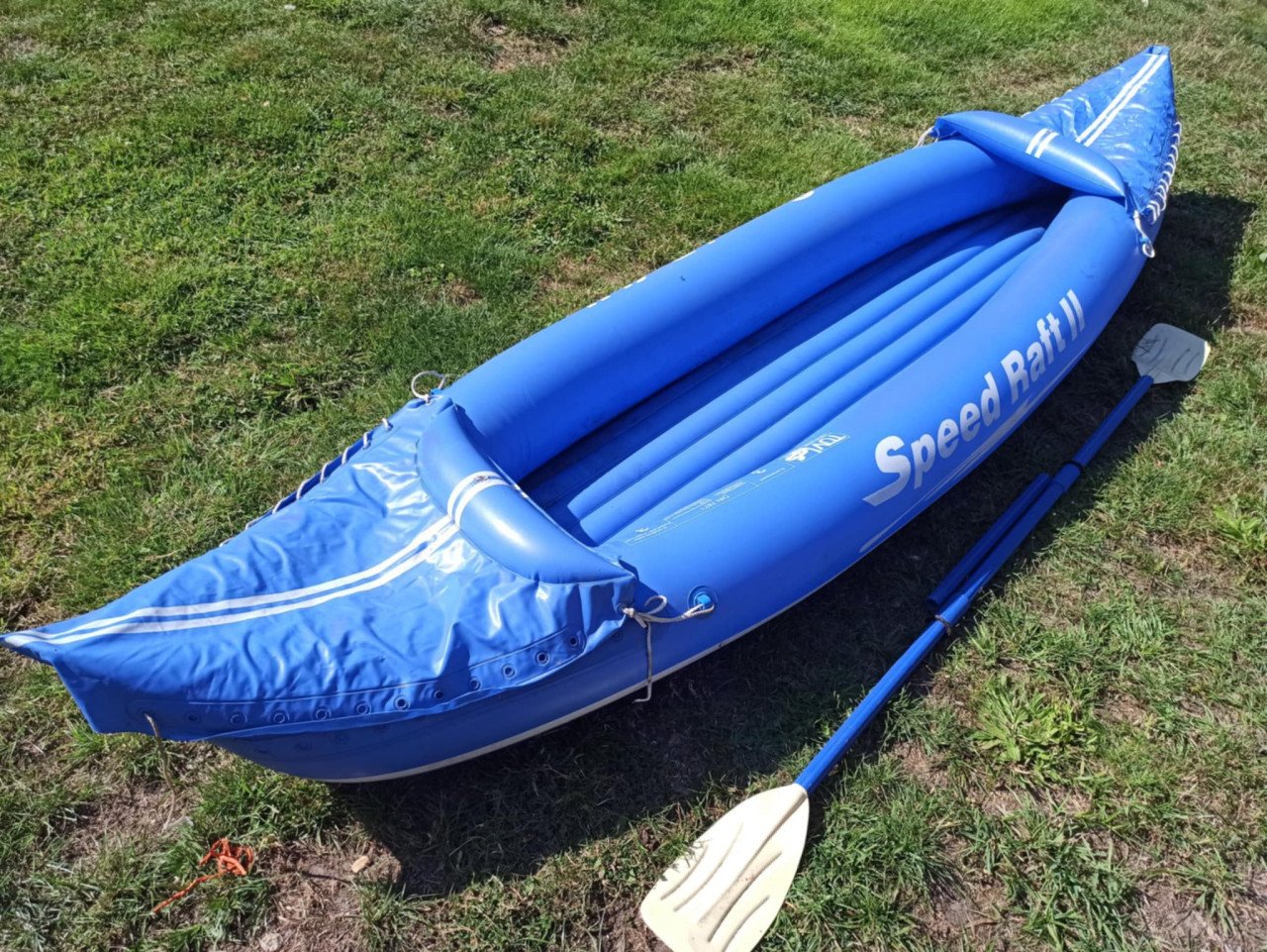 Opblaasbare kajak - kano Speedraft met peddel