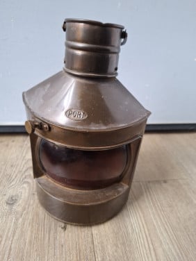 Scheepslamp koper