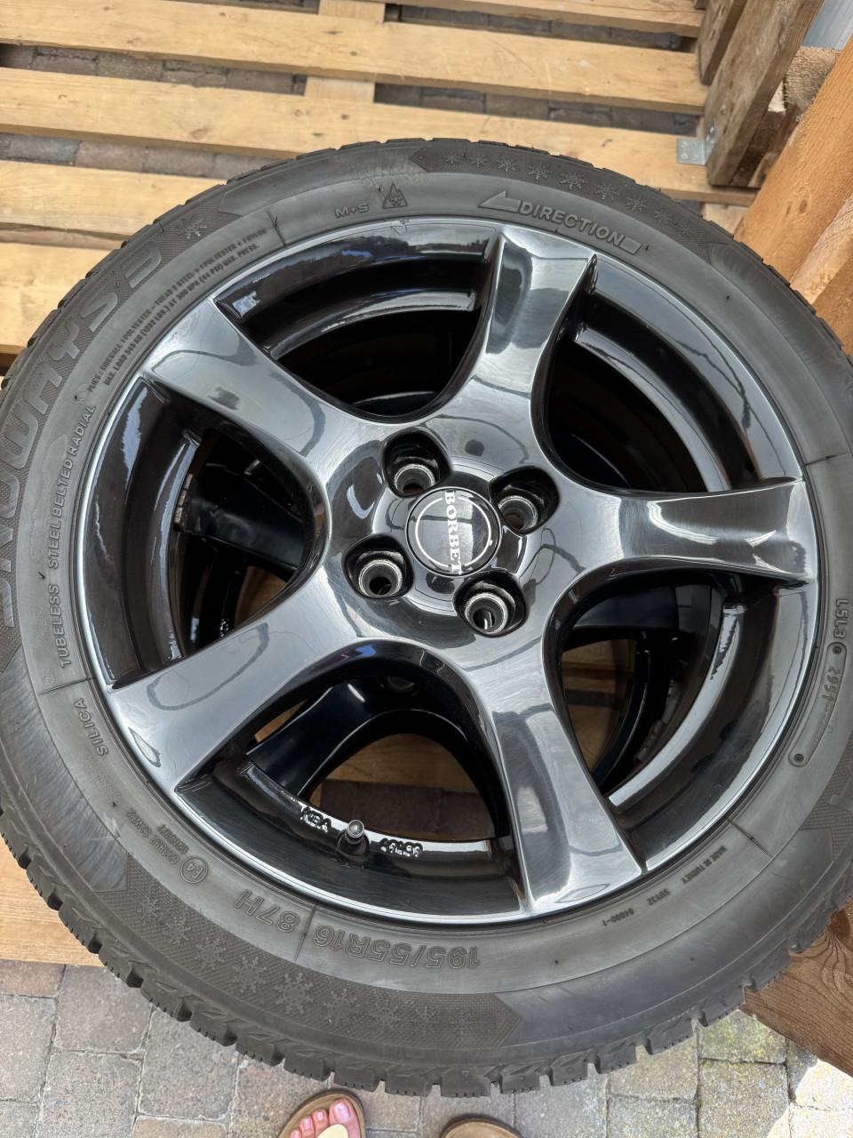 Velgen met winterbanden