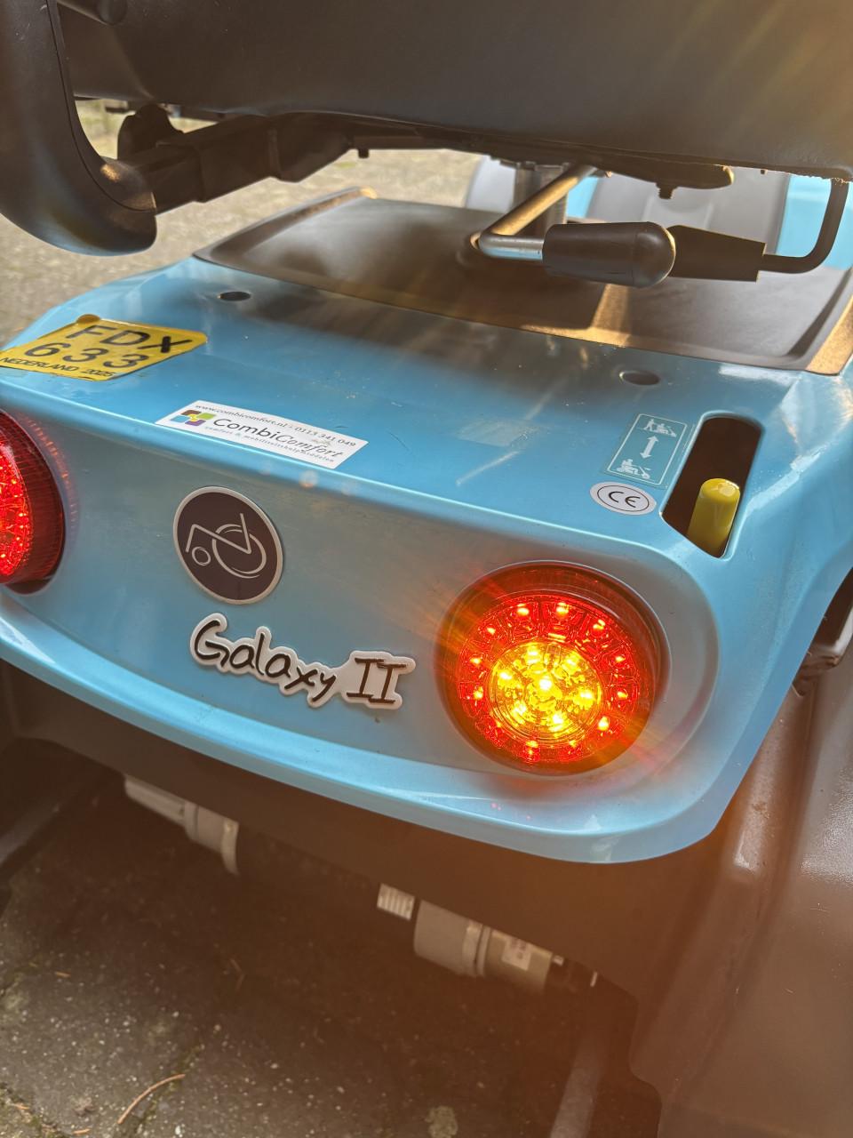 Scootmobiel Galaxy Excel 2 4 wielen Blauw