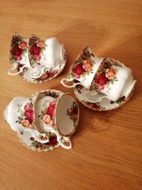 Koffiekop- en schotels Royal Albert