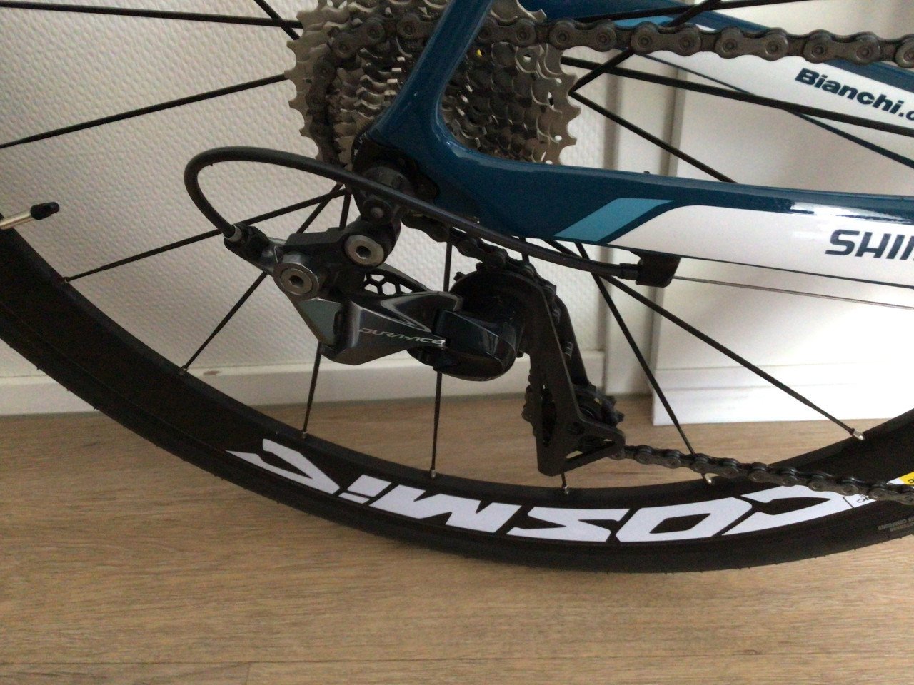 TE KOOP BIANCHI OLTRE XR3 RACEFIETS, MAAT 57.