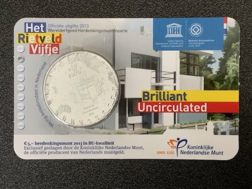 Coincard Het Rietveld Vijfje in BU-kwaliteit 2013.
