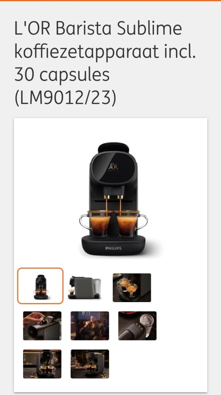 Nieuwe Nespresso koffieapparaat Lór Barista Sublime