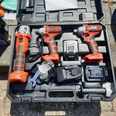 Accu gereedschap set van 3 nieuw KOOPJE