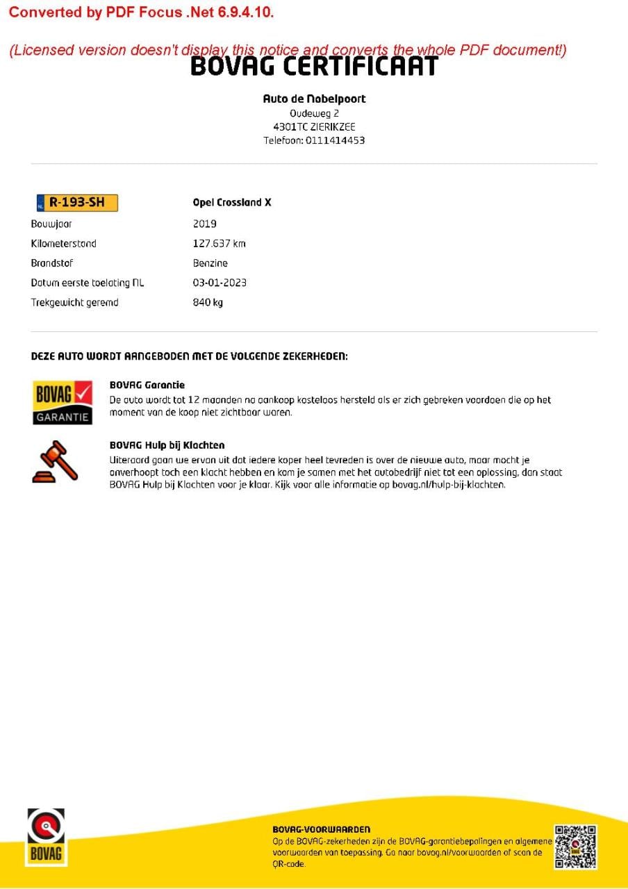 Opel Crossland X 1.2 turbo-130pk start/stop innovation navigatie | apple ca